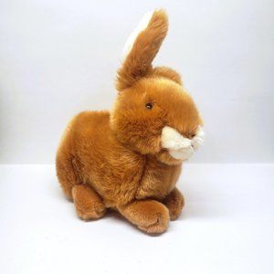 Vintage Gund Bunny Rabbit Plush SOFT Easter Stuffed Animal Brown 36327 9.5"